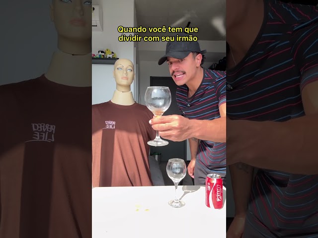 Quando você tem que dividir com seu irmão