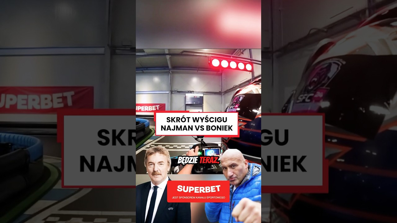 Najman vs boniek: skrót super wyścigu #shorts