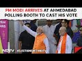 PM Modi Votes | PM Modi Arrives At Ahmedabad Polling Booth To Casts His Vote