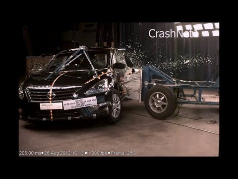 Video crash test Nissan Altima sedan since 2012