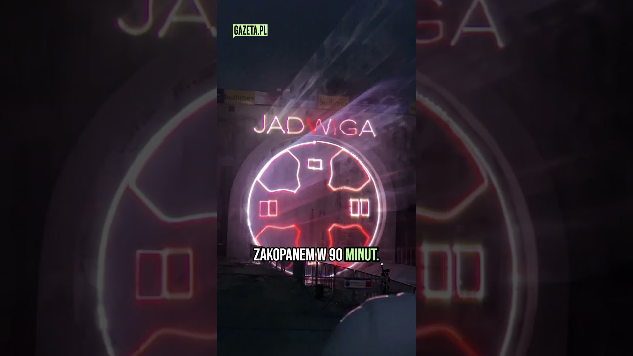 Olbrzymia Jadwiga wydrążyła najdłuższy tunel kolejowy w Polsce #shorts