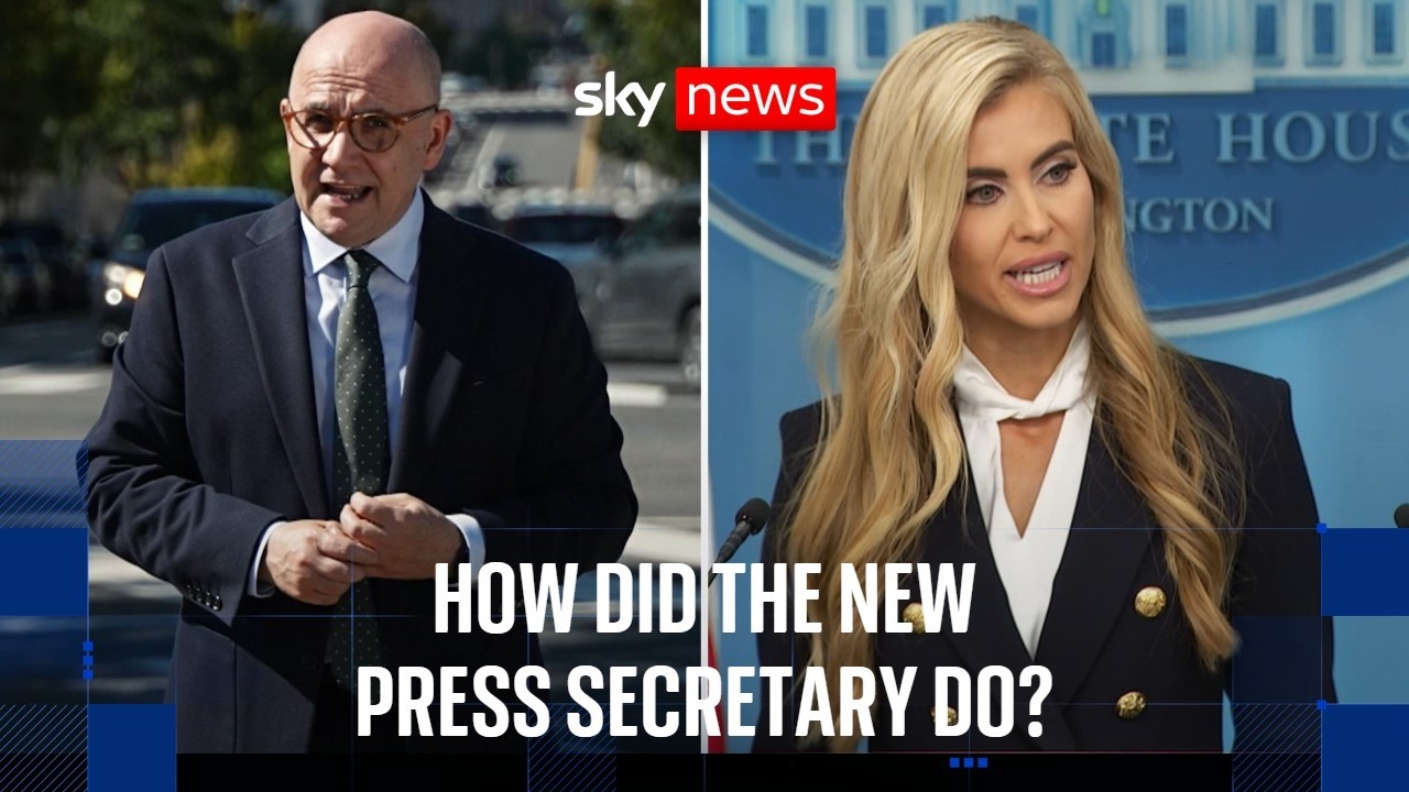 How did the new White House press secretary do?