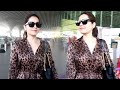 Actress Raashi Khanna Spotted at Mumbai Airport | IndiaGlitz Telugu