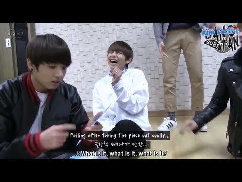 When V (BTS) play games