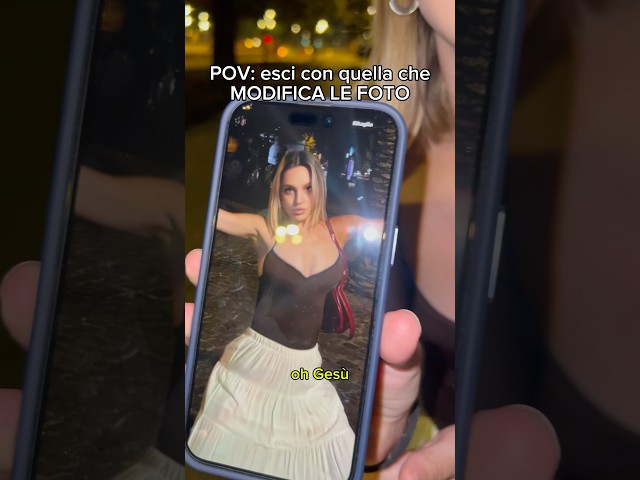 La ragazza che MODIFICA LE FOTO