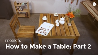 How to Make a Table - Part 1 - How to Be a Woodworker | Sikana