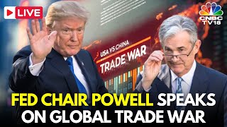 LIVE: Jerome Powell Speaks at the Economic Outlook, Chicago | Global Trade War | Trump Tariffs |N18G