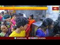 వేములవాడ రాజన్న క్షేత్రానికి పోటెత్తిన భక్త జనం.. | Devotional News | Bhakthi TV