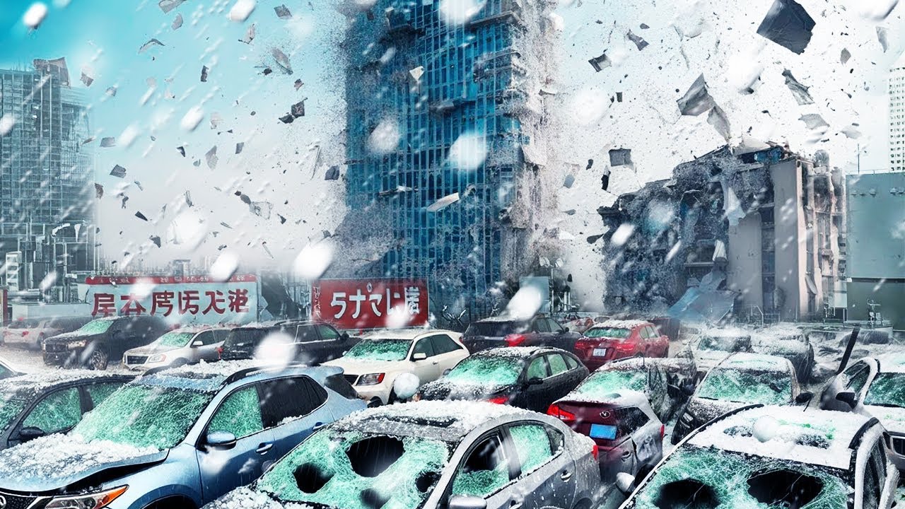 New Year's chaos in China: Fist-sized hail hits Yunnan and Guizhou!