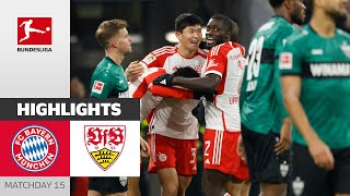 FC Bayern München — VfB Stuttgart 3-0 | Highlights | Matchday 15 – Bundesliga 2023/24