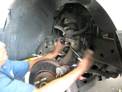 How to change front shocks on 2001 ford explorer #5