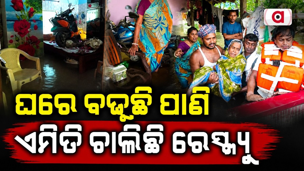 ଘରେ ବଢୁଛି ପାଣି... | Odisha Flood Rescue | Rescue Operation | Flood Alert | Argus News