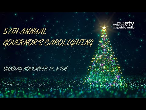 screenshot of youtube video titled 57th Annual Governor's Carolighting