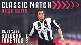 Bologna 1-3 Juventus | Inzaghi Double & Stunning Del Piero Free Kick!  | Classic Match Highlights