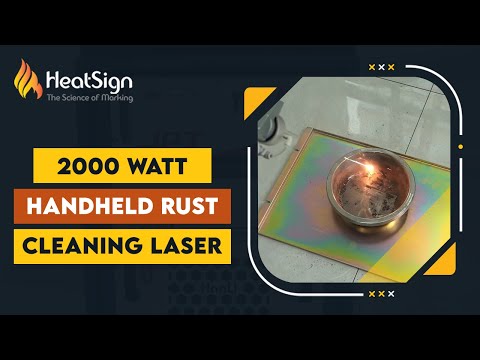 2000 watt Handheld Laser Rust Remover Cleaner - By HeatSign
