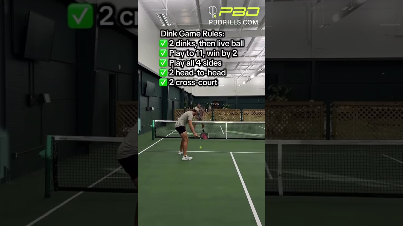 Dink Game Pickleball Drill