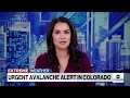 Avalanche warnings for Colorados Rocky Mountains - 01:47 min - News - Video