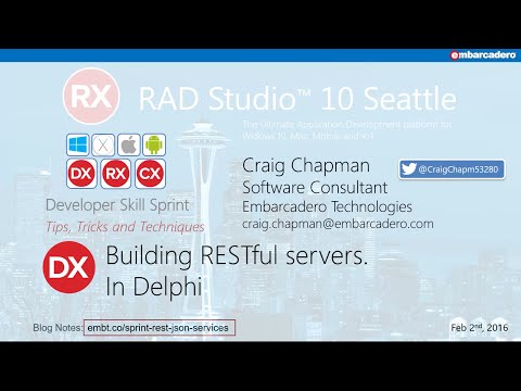 Creating a REST Server Application from Scratch with Delphi