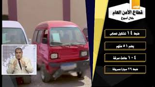 جهود أجهزة وزارة الداخلية على مستوى الجمهورية خلال أسبوع ...