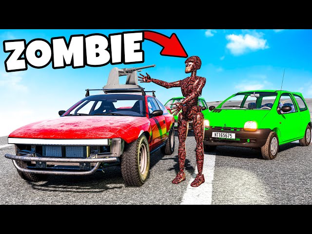 ❄️ ATAK ZOMBIE NA WYSPIE!? | BeamNG Drive |
