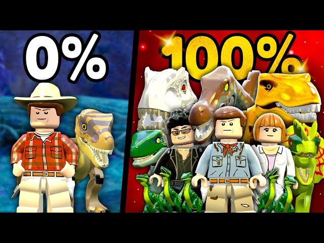 J'ai SPEEDRUN Lego Jurassic World à 100% en 24H