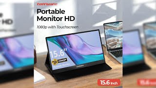 Pratinjau video produk Taffware Portable Monitor FHD 15.6 Inch 1080p with Touchscreen