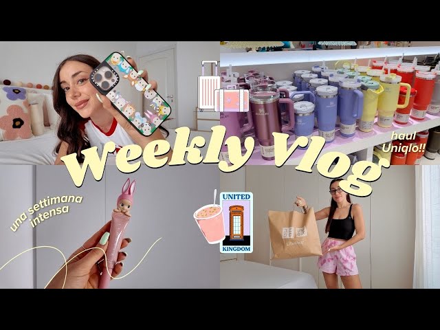 un periodo intenso tra lavoro, viaggi e haul ✈️ | weekly vlog