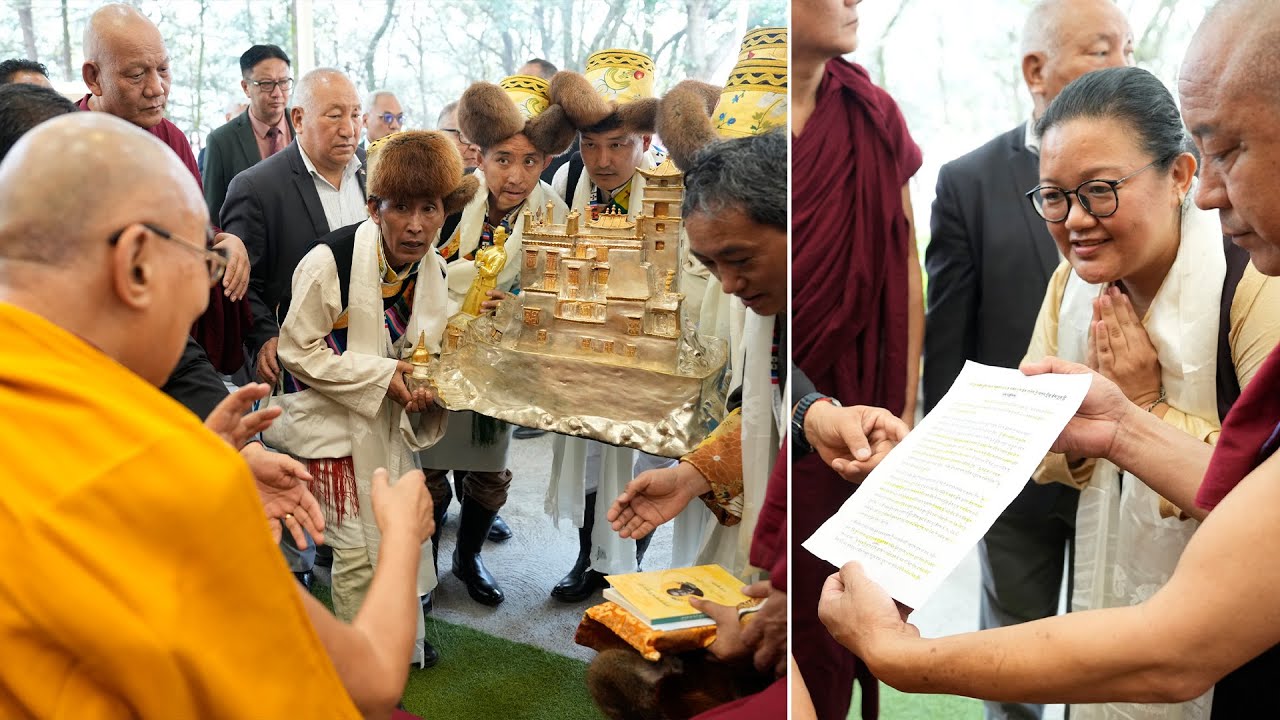 HHDL Grants Audience to 400, Including Tibetan Youth Tenshug and Lhokha Association Members