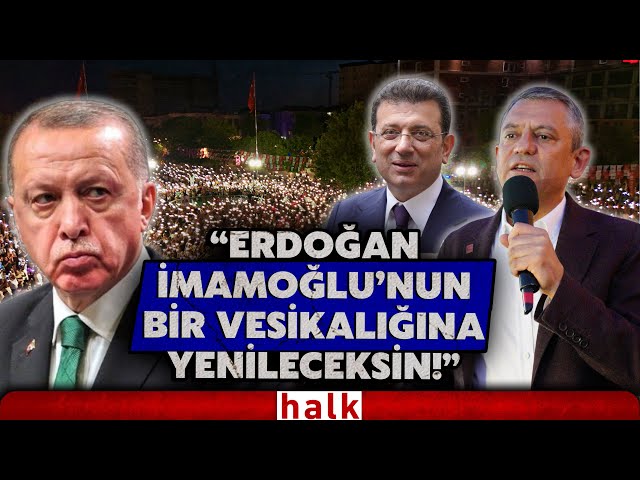 CHP' lideri Özgür Özel Büyükçekmece'de esti gürledi! Erdoğan'a gündem sarsacak sözler: KORKUYORLAR!