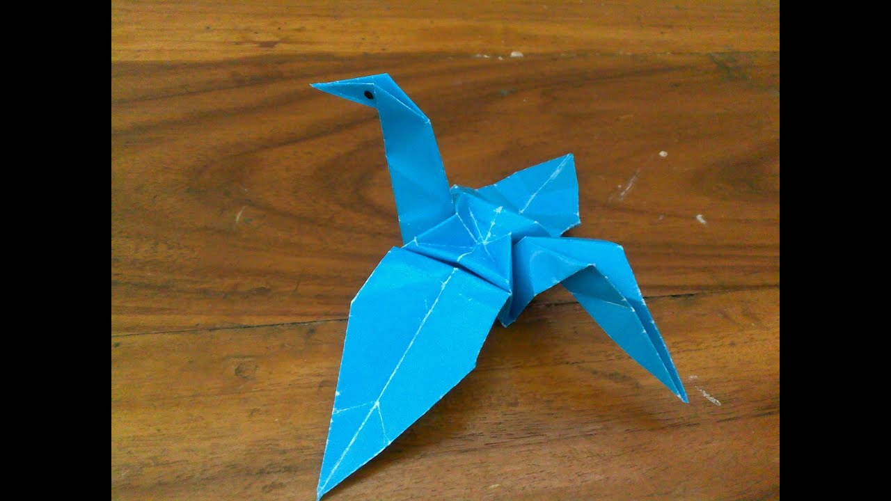 Cara Membuat Origami | Origami Binatang Angsa - YouTube