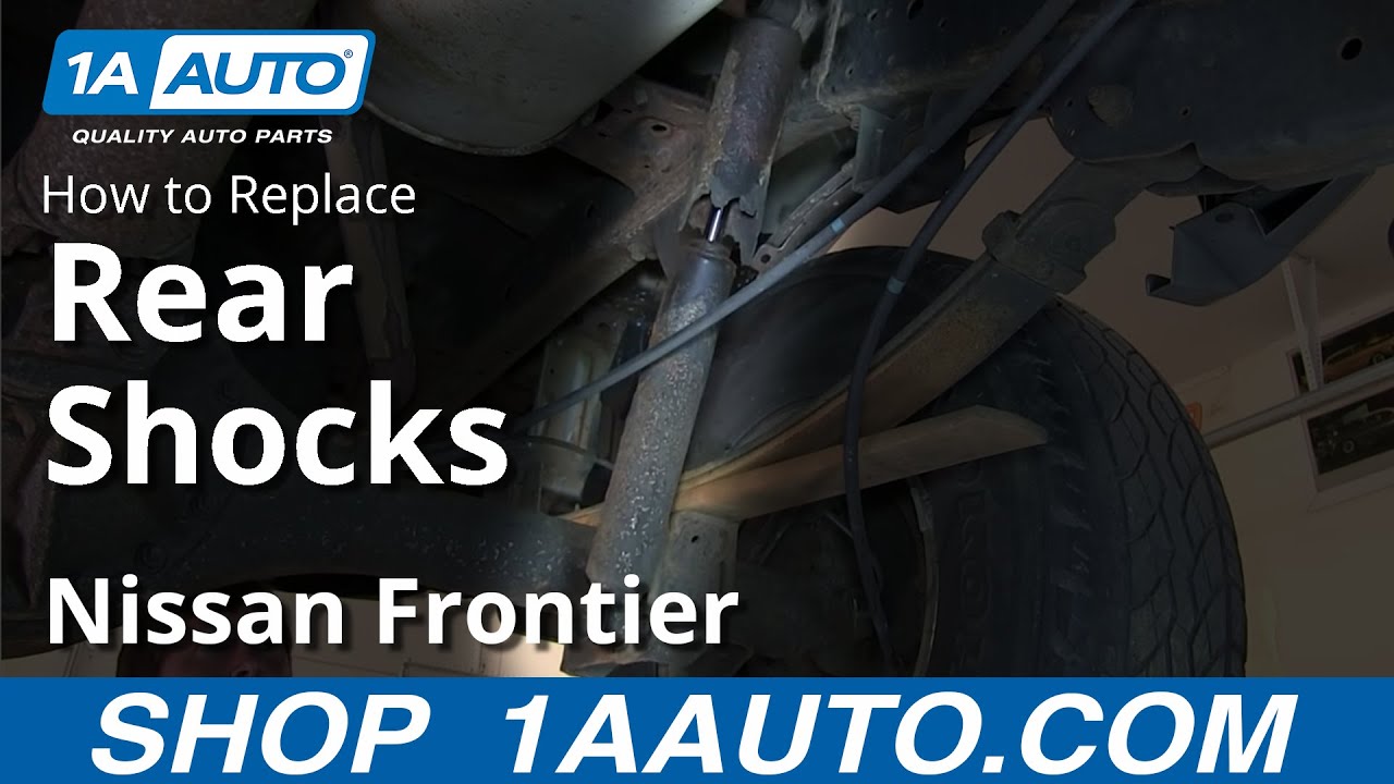 How to replace front shocks on nissan frontier #8