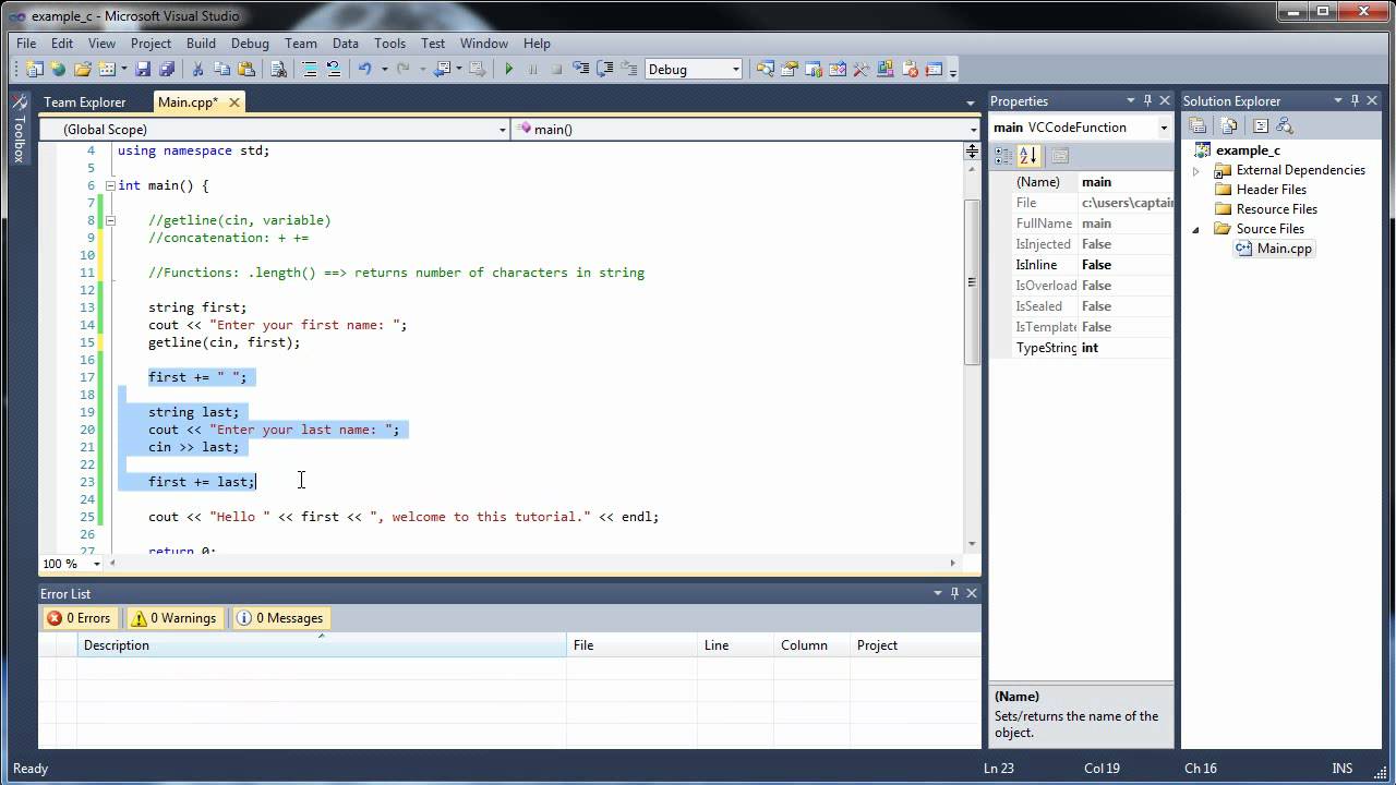 find length of array c++