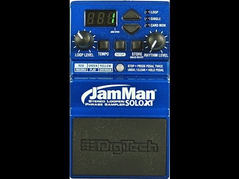 DigiTech | JamMan Solo XT Phrase Sampler / Looper Pedal - Sugaree Licks