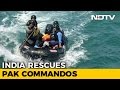 Coast Guard Rescues Drowning Pak Commandos Near Gujarat Coast