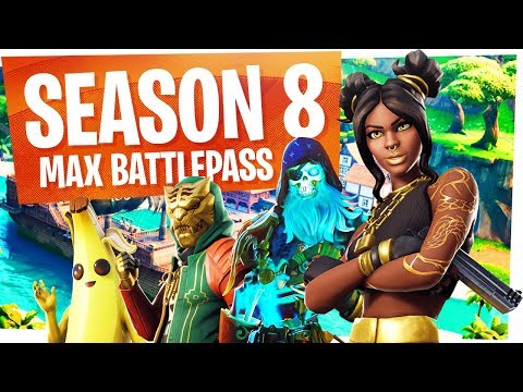 unlocking everything in the new season 8 battle pass fortnite season 8 battlepass tier 100 - fortnite 100 tier season 8