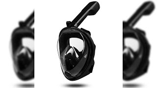 Pratinjau video produk TaffSPORT Masker Full Face Scuba Diving Snorkeling Action Cam Mount L/XL - M2068G