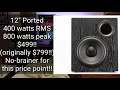 SVS PB12-NSD Subwoofer!!! Black Friday!!! Influencing on Amazon!!! MUST WATCH!!!