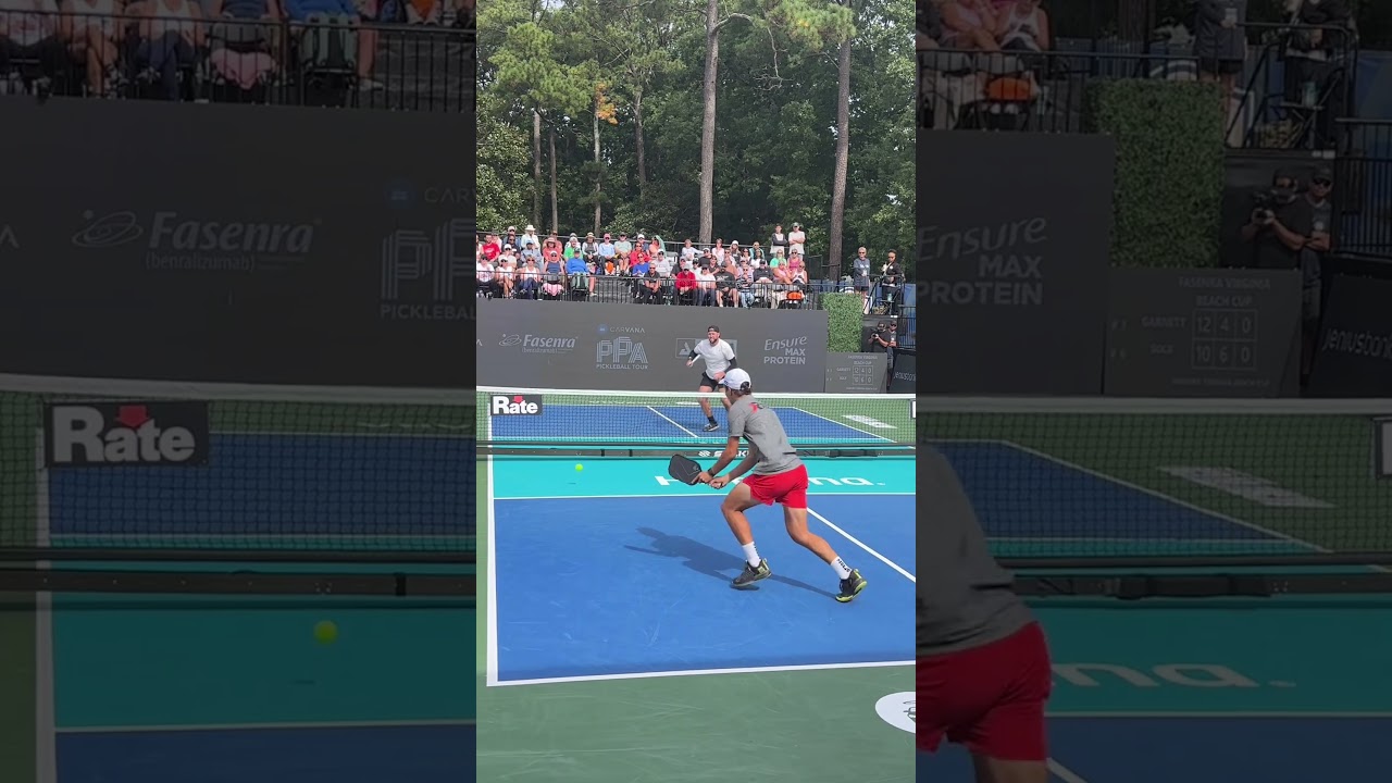 Ridiculous pickleball from Jack Sock and Connor Garnett! How do they do that?!