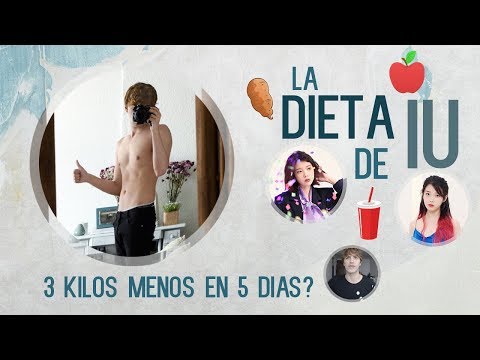 ¡¿Bajé 3 kilos en 5 días?! Hice la dieta de Kpop de IU (아이유) y esto sucedió...