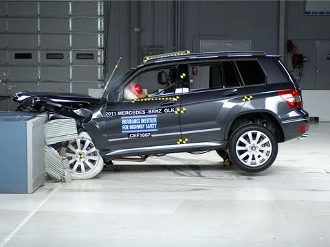 Video crash test Mercedes Benz Glk-klasa X204 od 2008
