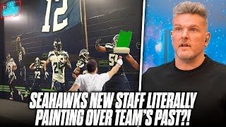 Seahawks Literally Paint Over Their History, Remove EVERYTHING Significant To Past Teams