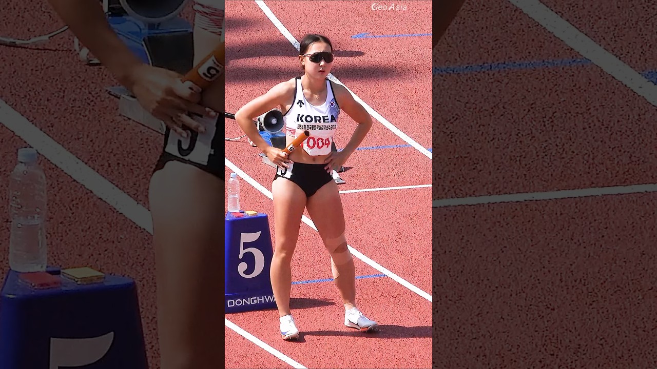 "국대 유니폼의 포스" 이은빈 #athlete #이은빈 #sportstar #제54회전국종별육상선수권대회