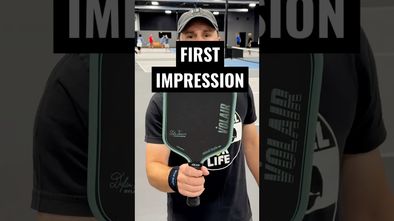 First Impression of Volair CMD Hyrbrid 16mm Pickleball Paddle