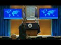 LIVE: U.S. State Department press briefing  - 56:52 min - News - Video