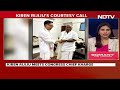 Kiren Rijiju Meets Kharge | Parliamentary Affairs Minister Kiren Rijiju Calls On Cong Chief M Kharge  - 00:34 min - News - Video