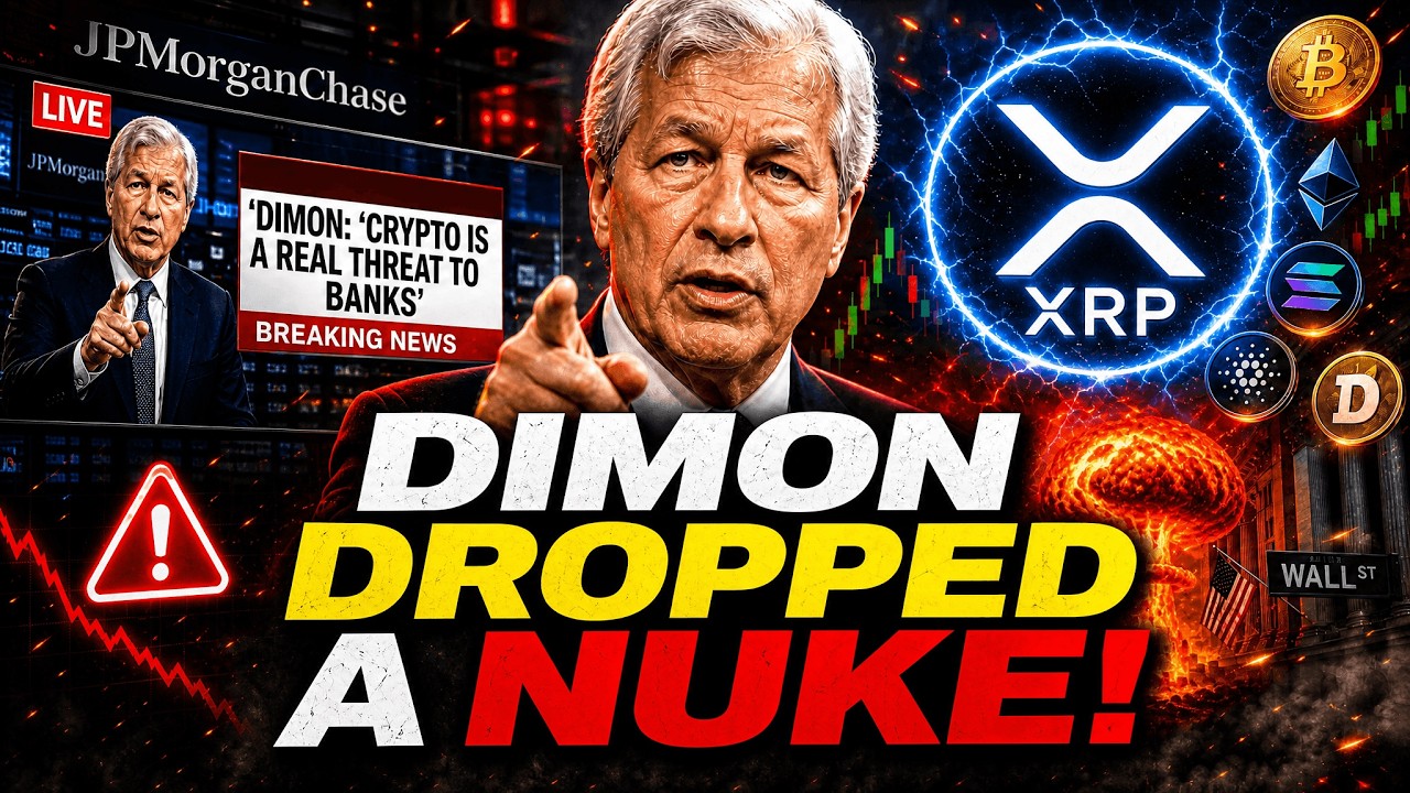 CRAZY?! JAMIE DIMON JUST DROPPED A NUKE LIVE ON TV ON XRP & CRYPTO!