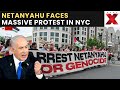 Anti Netanyahu Protest LIVE: ‘Stop Gaza War Now,’ Protesters Confront Netanyahu in NYC | NewsX