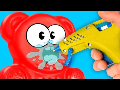 HOW TO TEACH JELLY GUMMY BEAR A LESSON. THE NEW ADVENTURES 