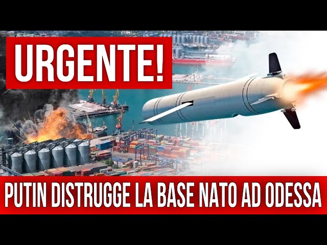 URGENTE! PUTIN DISTRUGGE LA BASE NATO AD ODESSA.
