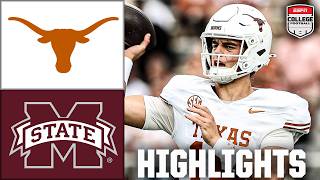Texas Longhorns vs. Mississippi State Bulldogs | Full Game Highlights | ESPN College Football